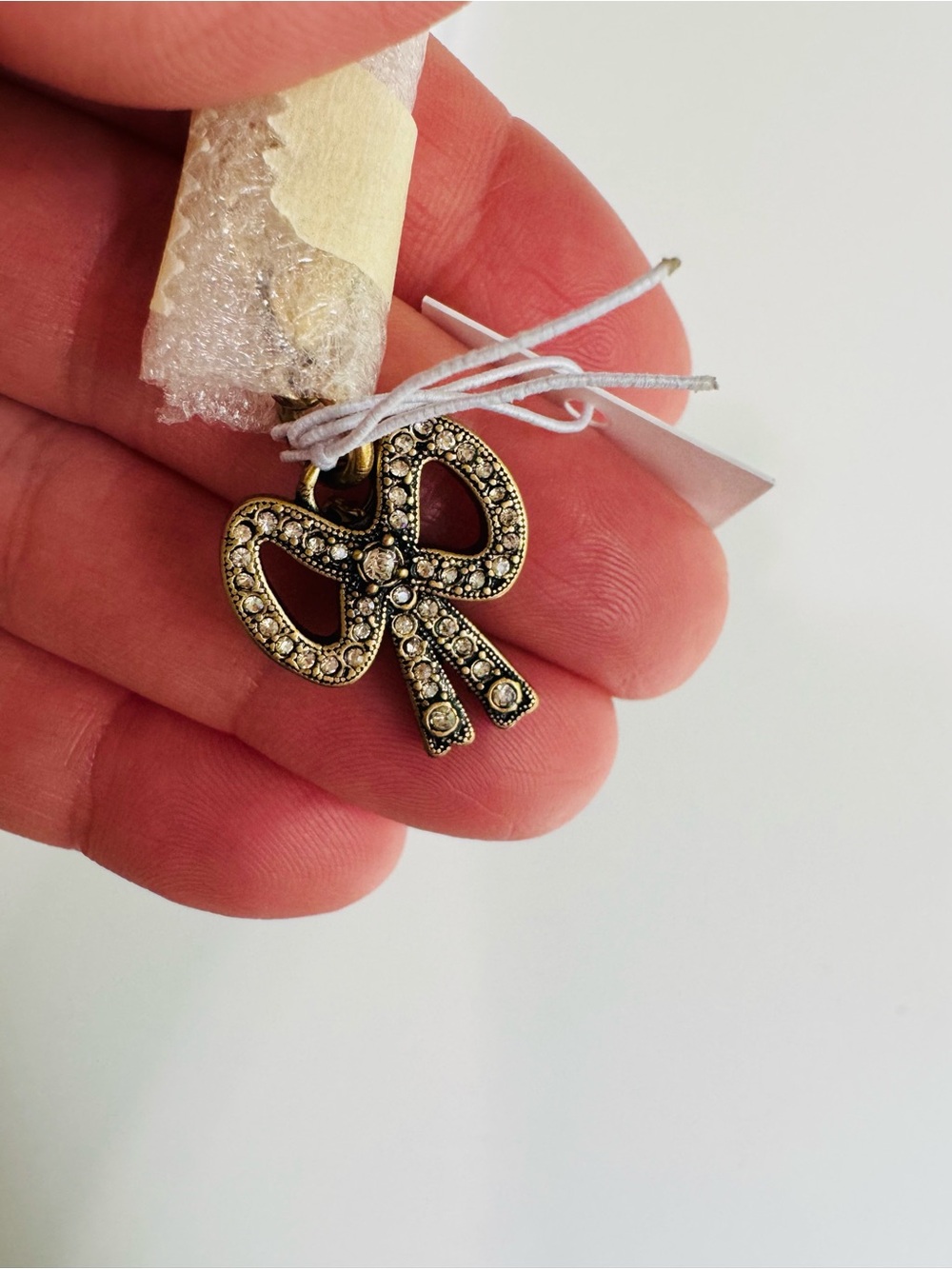 Coach CCX80 DIY Crystal Bow Charm Rhinestone Bag Charm NWT - Picture 4 of 9